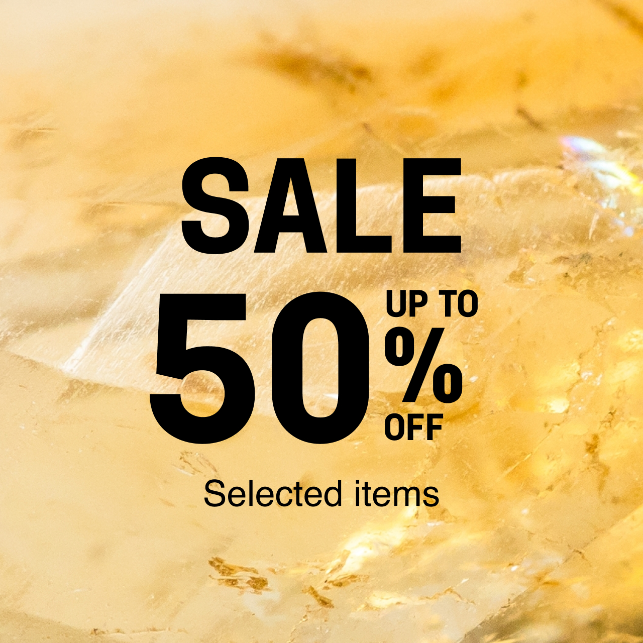 SALES 50% off Selected items